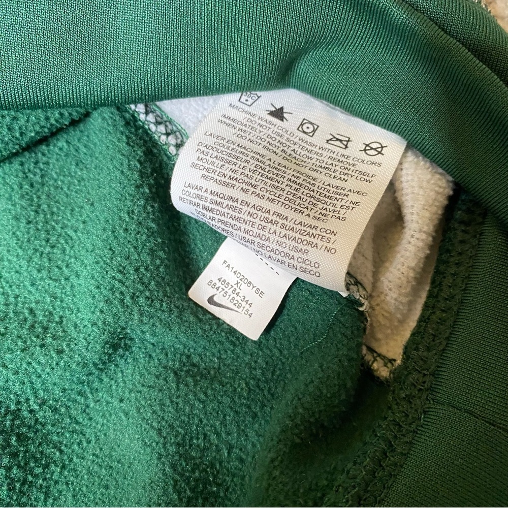 Nike Therma Fit Hoodie Mens XL Green Athletic Pullover Sweatshirt - Picture 11 of 12